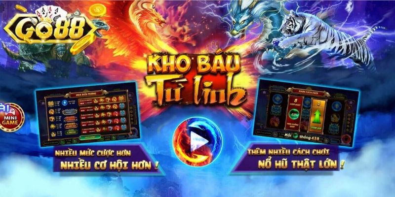 Biểu tượng linh thú với giá trị trả thưởng khác nhau